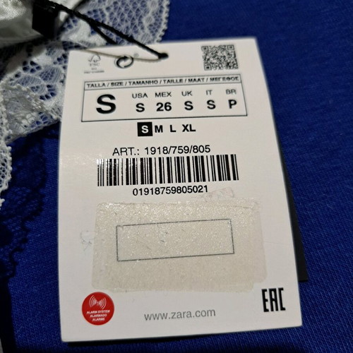 Zara Silk Thong Small New
