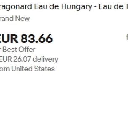 fragrance F de Fragonard, 125ml
