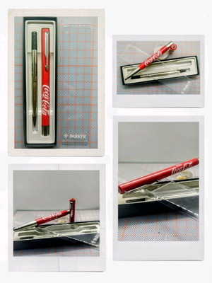 Parker Vector Rollerball pen new with Coca-Cola advertising