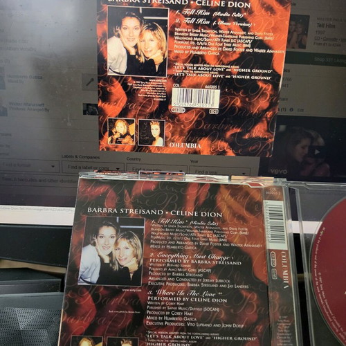 Cd Tell Her with Barbra Streisand & Celine Dion like new, Pop