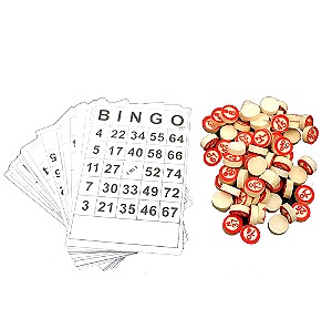 Bingo με 75 Πιόνια & 40 Κάρτες