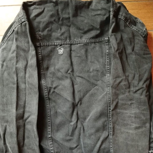 Stradivarius jacket used, size small, black and white