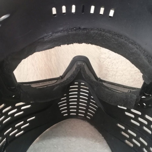 Paintball JT Elite Headshield mask used, black