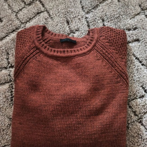 Men's sweater brown-bordeaux size M like new