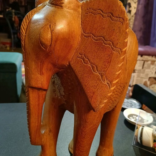 Handmade African solid wood vintage '70s made to order with wear