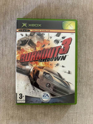 Burnout 3 Takedown Xbox Original μεταχειρισμένο, αγγλικό πλήρες