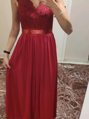 Dress formal red size Small like new