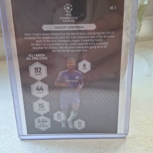 Didier Drogba Legend card Topps Black Edge Edition