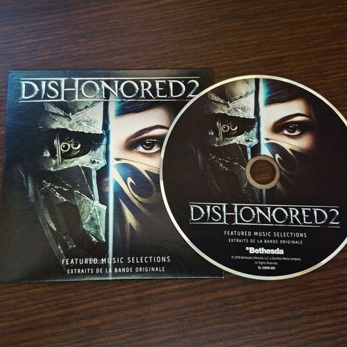 Dishonored Artbook and Soundtrack CD used