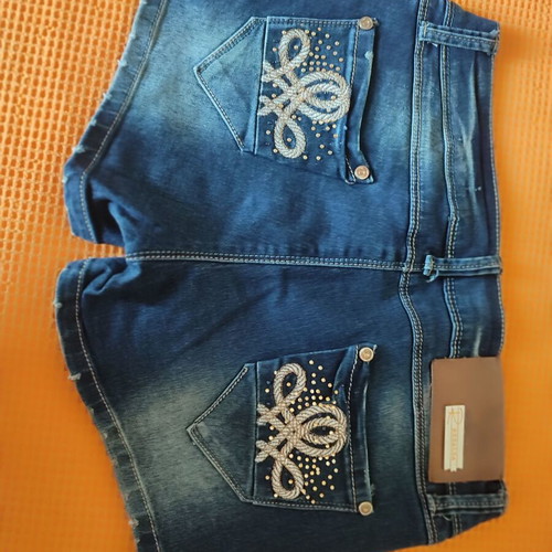 Jeans shorts used, size small, blue, Resalsa