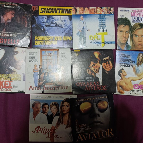 DVD movie collection used, pack of 10 classic films with subtitles