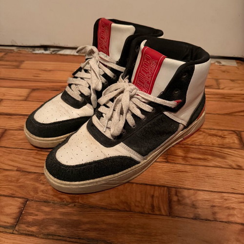 Versace sneakers used, size 44, black and white