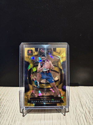 Juan Carlos Navarro Gold Prizm Panini Select EuroLeague card 04/10