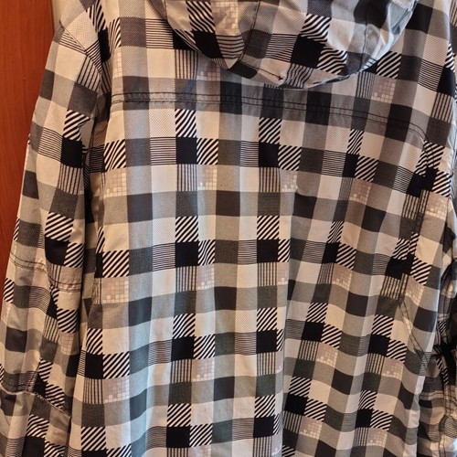 Protest Waterproof Jacket Large with Hood like new, black and white