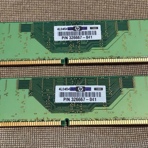 Infineon PC3200 2 x 256MB 400MHz RAM modules used
