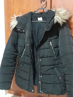 H&M Winter Jacket used, black, size XXL