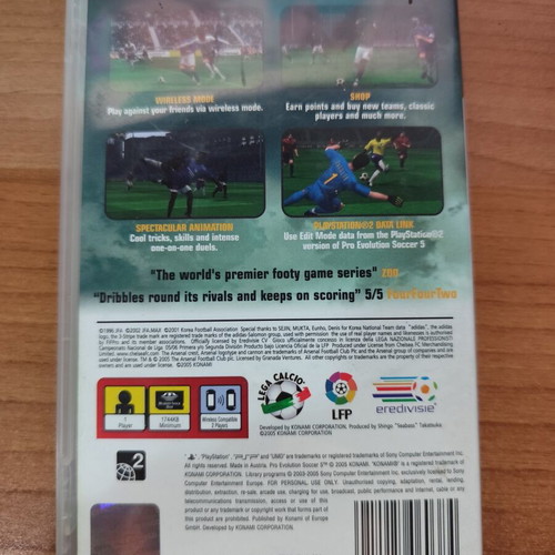 Pro Evolution Soccer 5 PSP used, sports game