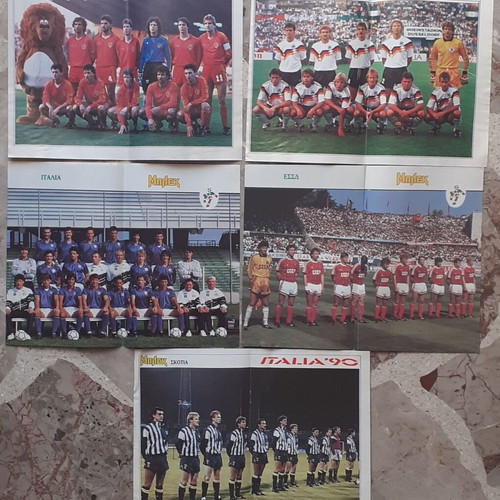 Blek Italia '90 World Cup retro posters and clippings collection