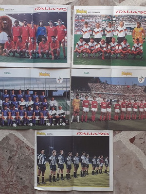 Blek Italia '90 World Cup retro posters and clippings collection