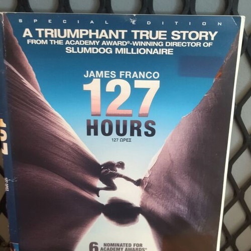 127 Hours DVD used, action, adventure, biography with subtitles