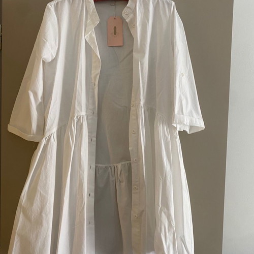 white shirt dress small