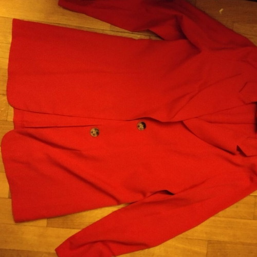Red jacket and skirt set new, XS size