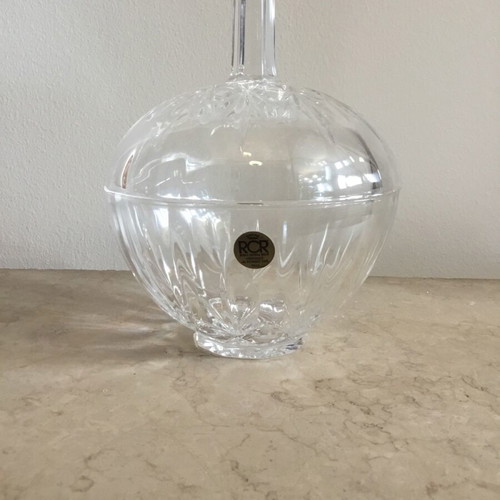Crystal Candy Dish RCR Royal Crystal Rock new