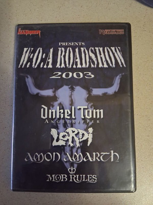 W.O.A Roadshow 2003 live DVD, metal bands