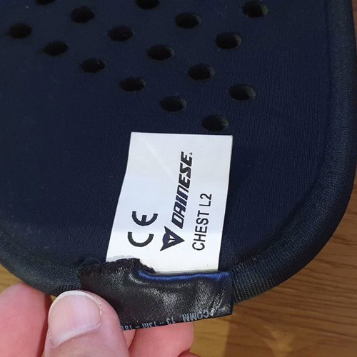 Dainese chest and back protection used