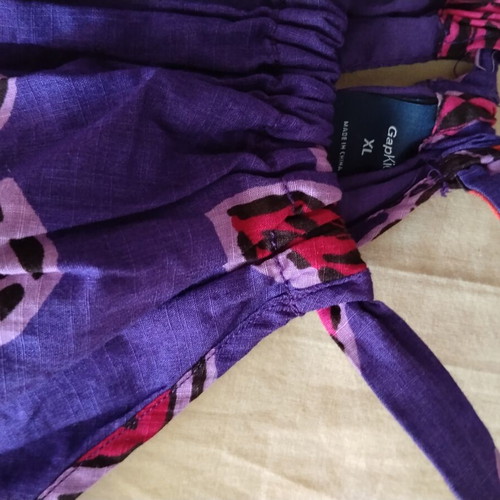 GAP Kids XL floral cotton dress, purple