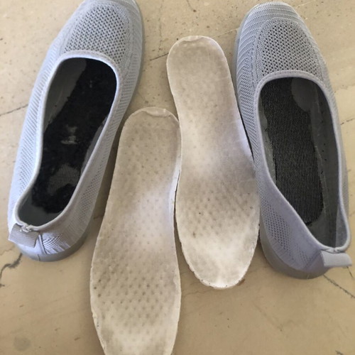 SaveYourFeet women's gray anatomical ballerina shoes size 41 used