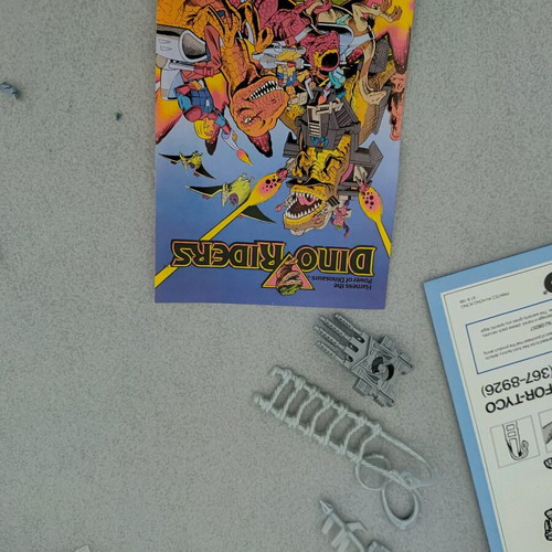 Dino-Riders Ice Age Sabre Tooth Tiger used box and instructions TYCO