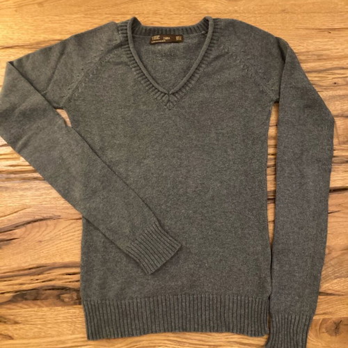 Zara women's sweater small gray like new