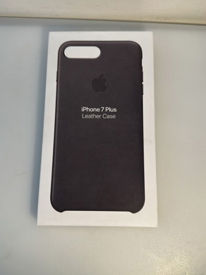 Калъф iPhone 7 Plus от кожа оригинален, цвят Storm Gray нов