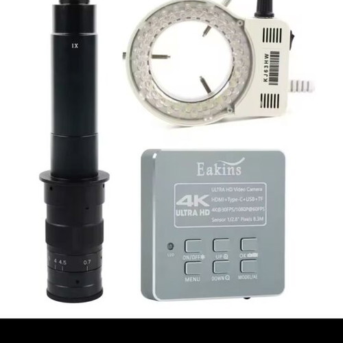 Eakins 4K 8.3MP Digital Microscope 300x with 56 LED HDMI USB like new