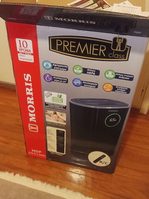 Morris MDP-20310Hi dehumidifier 20lt/24h with ionizer and remote control like new