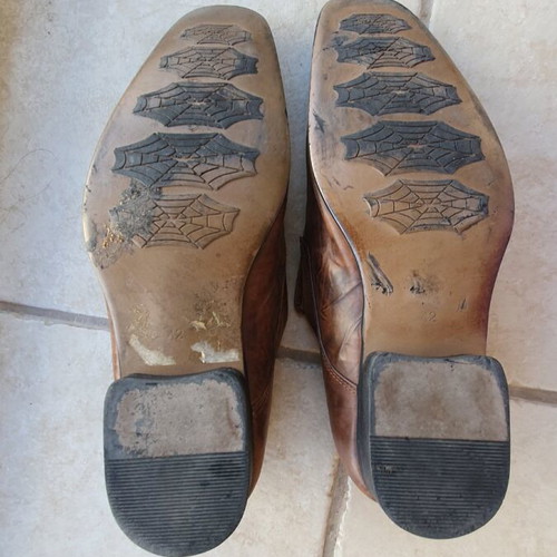 Men's moccasins size 42 like new, brown