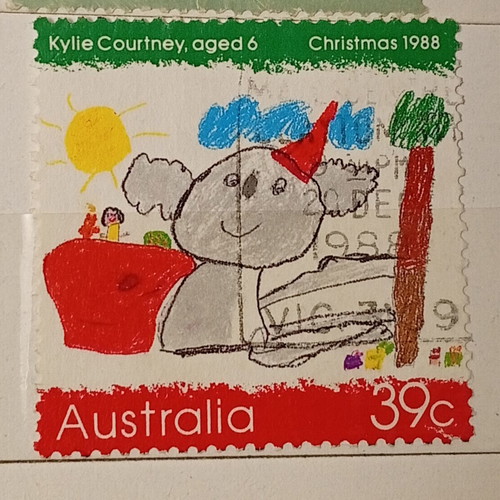 Australia Christmas 1988 stamps used