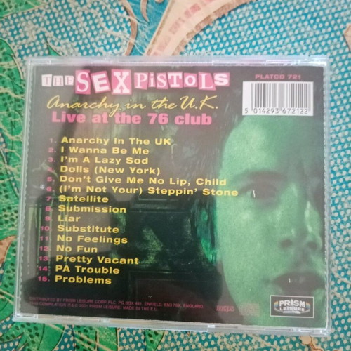 Sex Pistols Live at the 76 Club CD like new