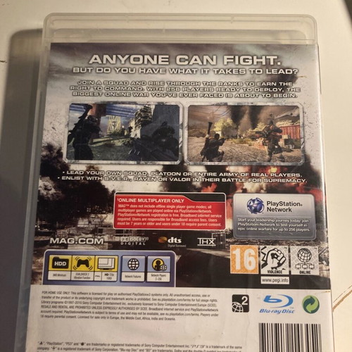 MAG game for PlayStation 3 used