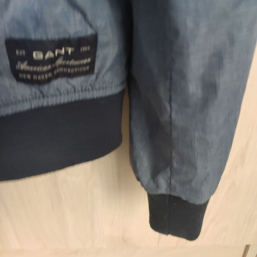 Gant men's lightweight bomber jacket dusty blue size L, M like new