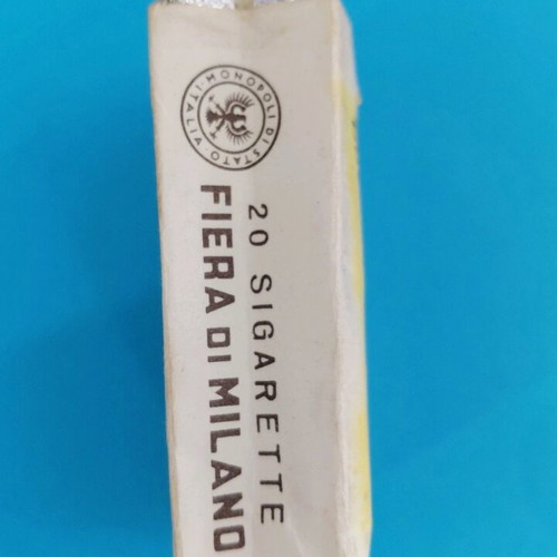 Fiera di Milano soft cigarette case used, 1950s