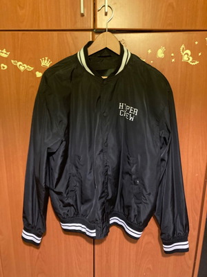 Bershka spring jacket size M black like new