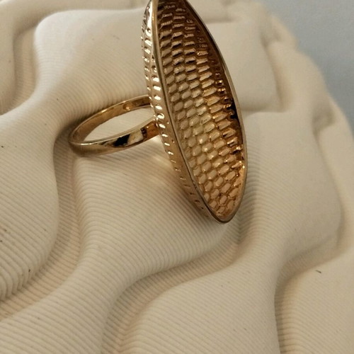 Jools Jewellery women's ring like new, gold plated silver 925
