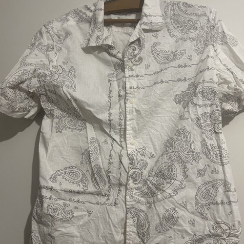 Blue Ridge Bandana Shirt like new, size M, white