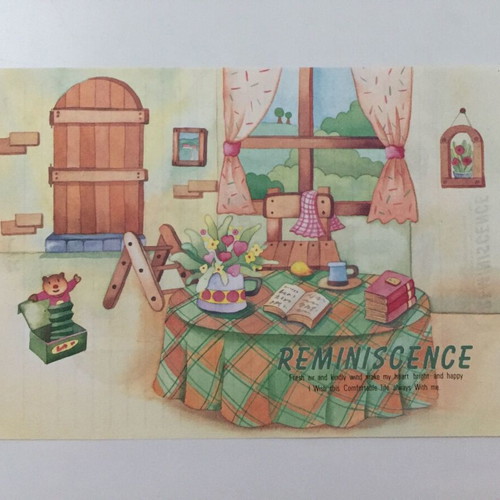 Correspondence stickers new, non-scented