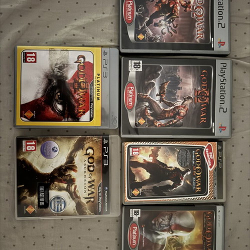 God of War Greek Saga Collection bundle like new for PS2 PS3 PSP