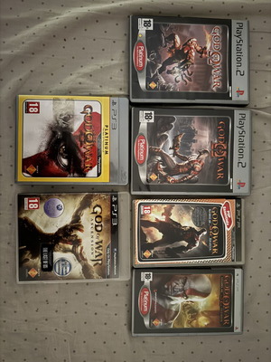 God of War Greek Saga συλλογή πακέτο σαν καινούργιο για PS2 PS3 PSP