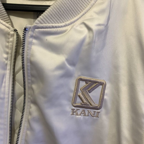 Karl Kani jacket like new, white and beige, size L