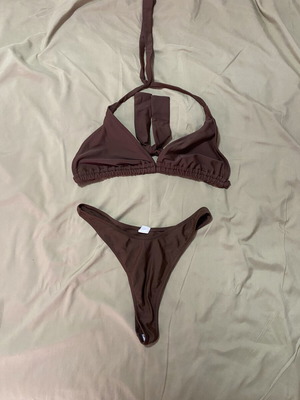Med bikini like new, brown